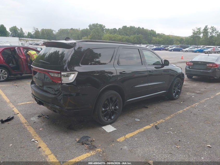 2021 Dodge Durango VIN 1C4RDJDG2MC805155 IAAI salvage auction — RIGHT FRONT, Salvage Title, sold $14,000 on 2026-08-31 (photo 4)