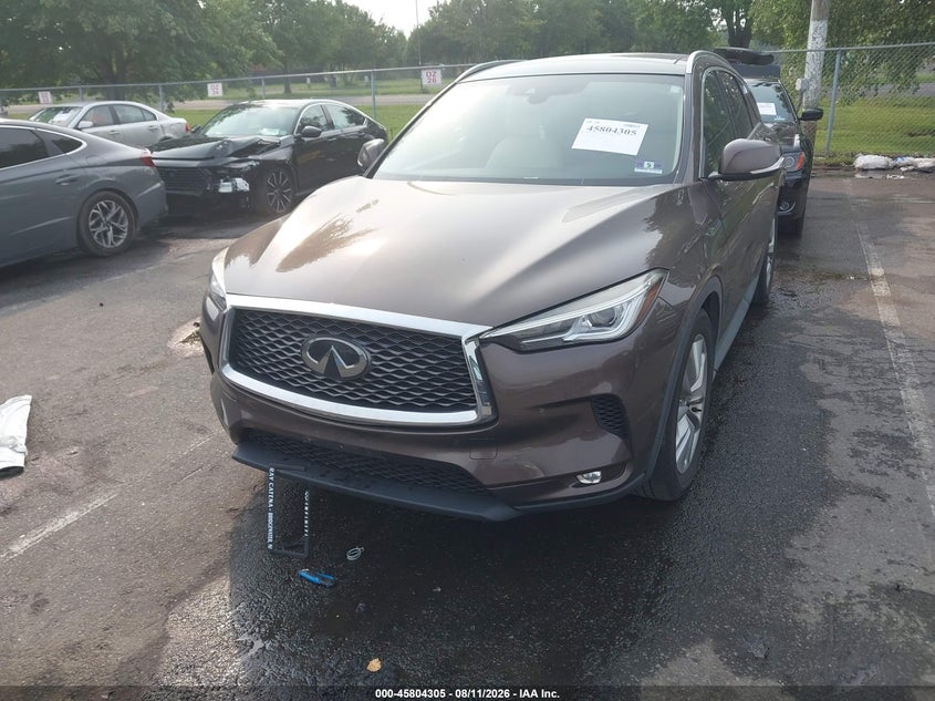 2019 Infiniti Qx50 VIN 3PCAJ5M31KF137309 IAAI salvage auction — REAR END, Wait Title, sold $3,050 on 2026-09-27 (photo 2)