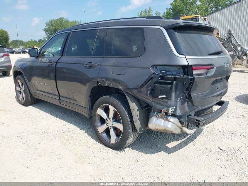 2021 Jeep Grand cherokee VIN 1C4RJKBG4M8186904 IAAI salvage auction — RIGHT REAR, Wait Title, sold $12,000 on 2026-09-10 (photo 3)