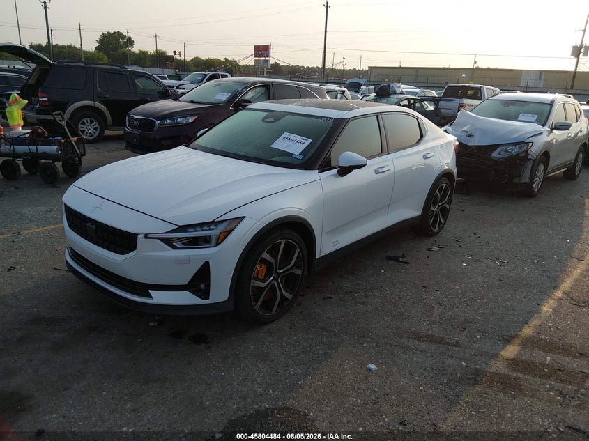 2021 Polestar 2 VIN LPSED3KA1ML022653 IAAI salvage auction — RIGHT REAR, Wait Title, sold $9,250 on 2026-10-15 (photo 2)
