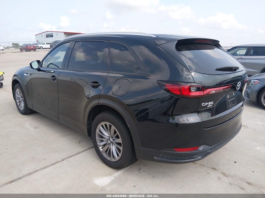 2025 Mazda Cx-90 VIN JM3KKBHA2S1206100 IAAI salvage auction — WATER/FLOOD, Salvage Title, sold $14,525 on 2026-08-21 (photo 3)