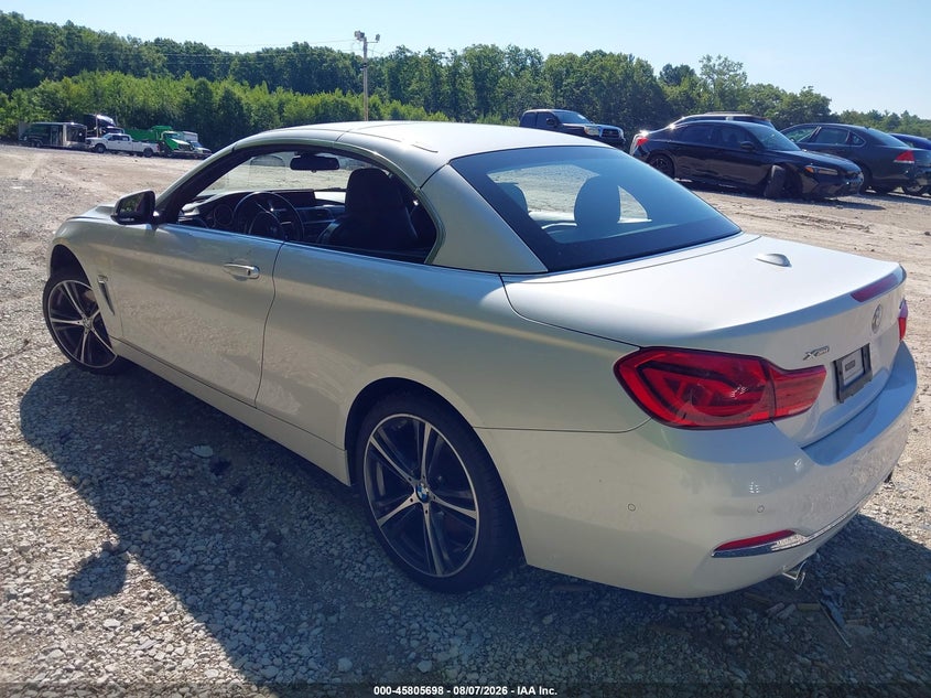 2018 BMW 4er VIN WBA4Z7C58JEA33596 IAAI salvage auction — RIGHT FRONT, Wait Title, sold $9,900 on 2026-08-28 (photo 3)