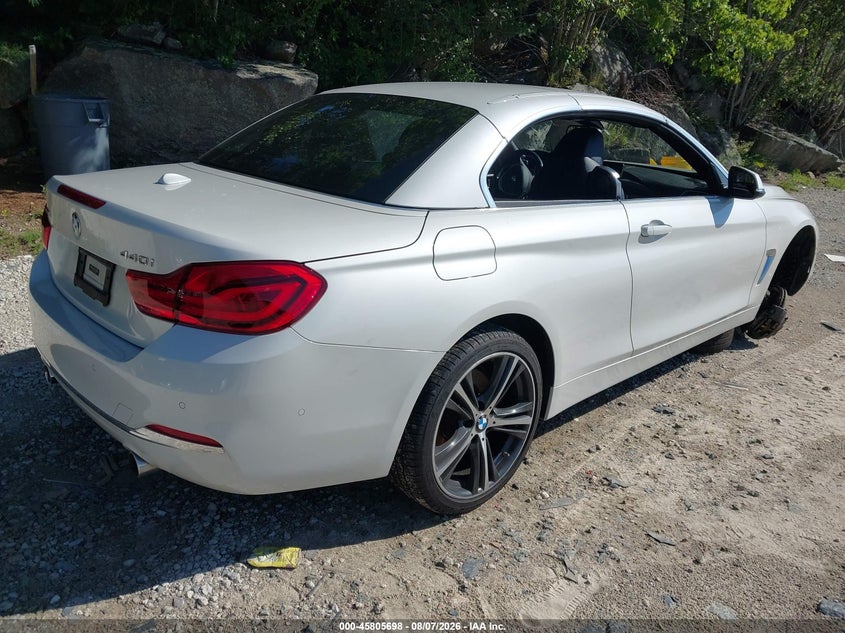 2018 BMW 4er VIN WBA4Z7C58JEA33596 IAAI salvage auction — RIGHT FRONT, Wait Title, sold $9,900 on 2026-08-28 (photo 4)