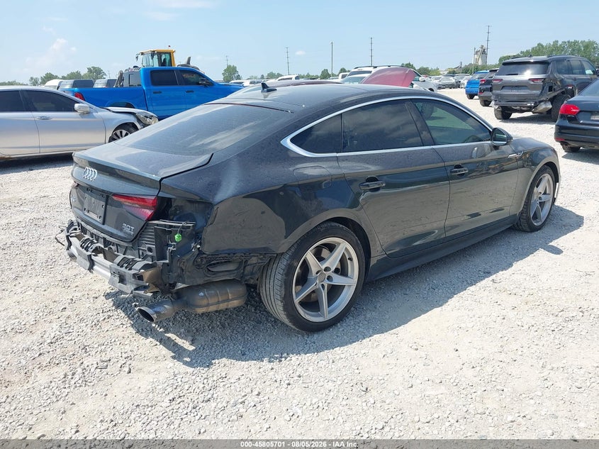 2018 Audi A5 VIN WAUDNCF55JA034418 IAAI salvage auction — RIGHT REAR, Salvage (Ohio), sold $7,100 on 2026-08-26 (photo 4)