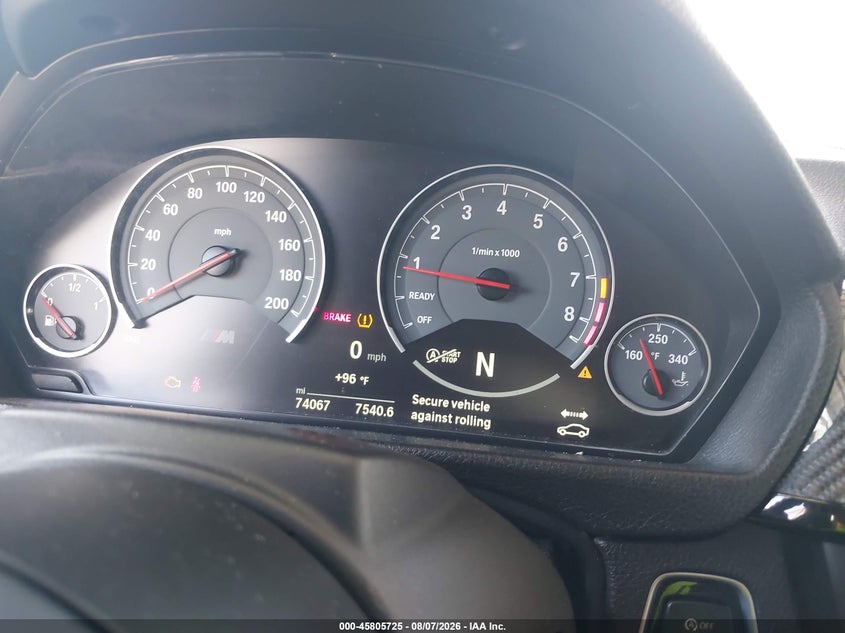 2016 BMW M4 VIN WBS3U9C51GP969300 IAAI salvage auction — NORMAL WEAR, Repossession Paperwork (Georgia), sold $17,425 on 2026-08-24 (photo 7)