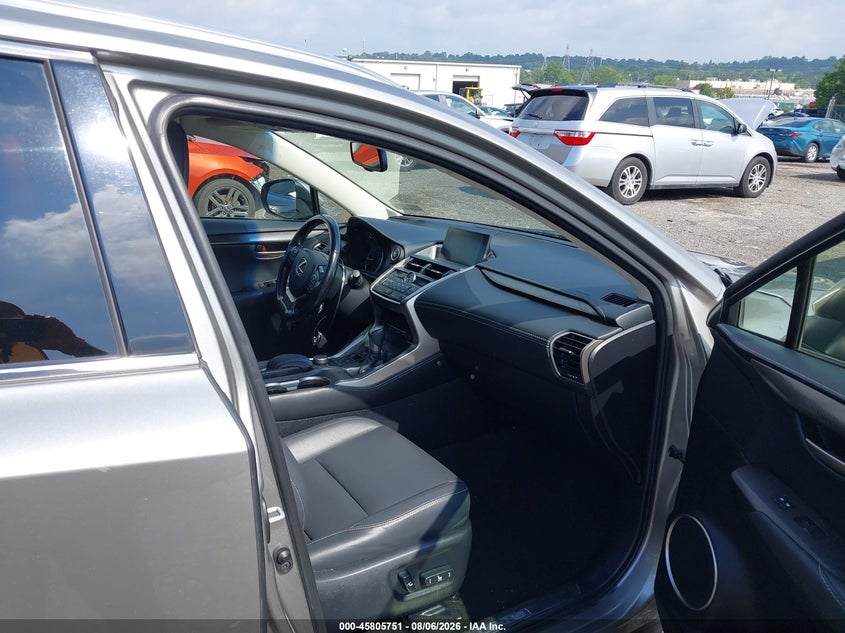 2017 Lexus Nx VIN JTJBARBZ4H2107541 IAAI salvage auction — RIGHT FRONT, Wait Title, sold $6,300 on 2026-08-27 (photo 5)