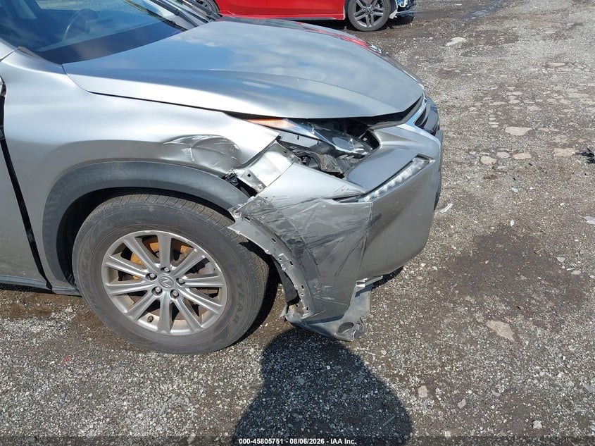2017 Lexus Nx VIN JTJBARBZ4H2107541 IAAI salvage auction — RIGHT FRONT, Wait Title, sold $6,300 on 2026-08-27 (photo 6)