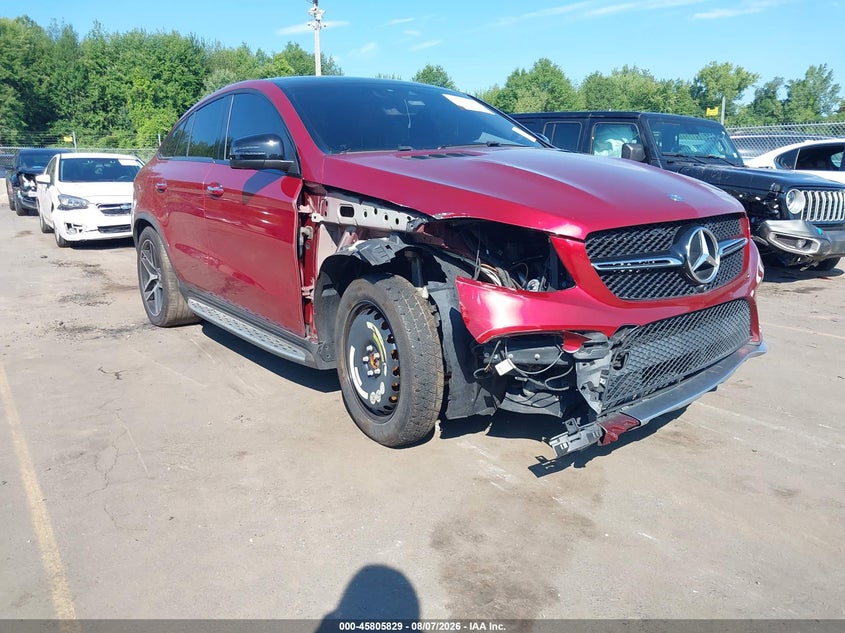 2016 Mercedes-benz Amg gle coupe VIN 4JGED6EBXGA037161 — IAAI salvage auction photo