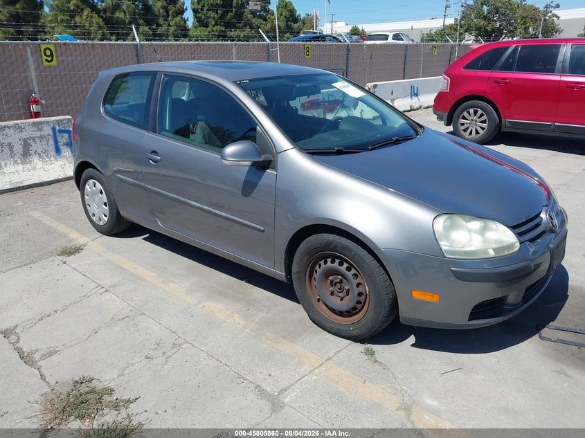 2009 Volkswagen Rabbit VIN WVWBB71K59W088825 IAAI salvage auction — NORMAL WEAR, Clear - Dealer Only (California), sold $250 on 2026-08-12 (photo 1)