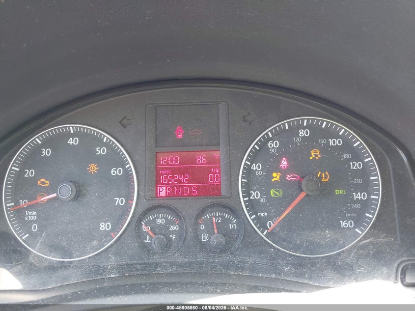 2009 Volkswagen Rabbit VIN WVWBB71K59W088825 IAAI salvage auction — NORMAL WEAR, Clear - Dealer Only (California), sold $250 on 2026-08-12 (photo 7)