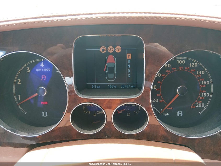 2005 Bentley Continental VIN SCBCR63W95C024943 IAAI salvage auction — FRONT END, Original (Texas), sold $9,950 on 2026-09-03 (photo 7)