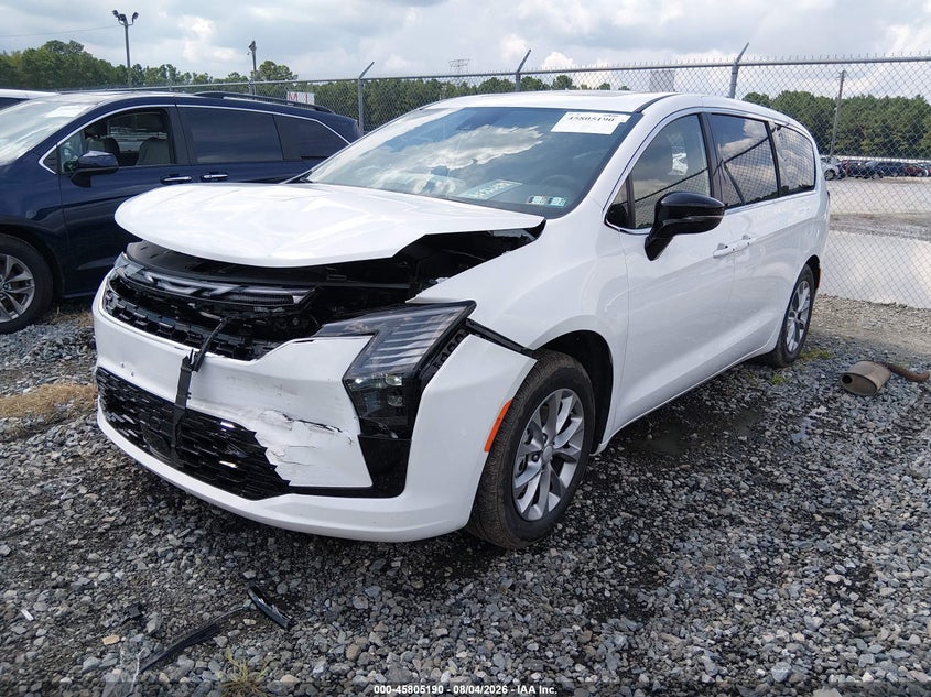 2027 Chrysler Pacifica VIN 2C4RC1GG3VR571714 IAAI salvage auction — REAR END, Wait Title, sold $17,050 on 2026-08-26 (photo 2)