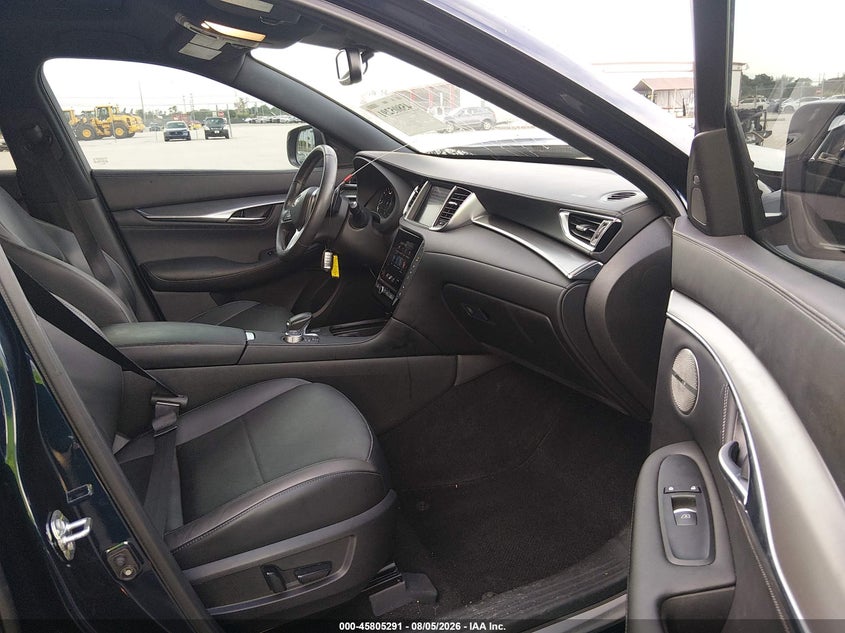 2023 Infiniti Qx55 VIN 3PCAJ5KR5PF121211 IAAI salvage auction — LEFT FRONT, Wait Title, sold $3,750 on 2026-09-10 (photo 5)