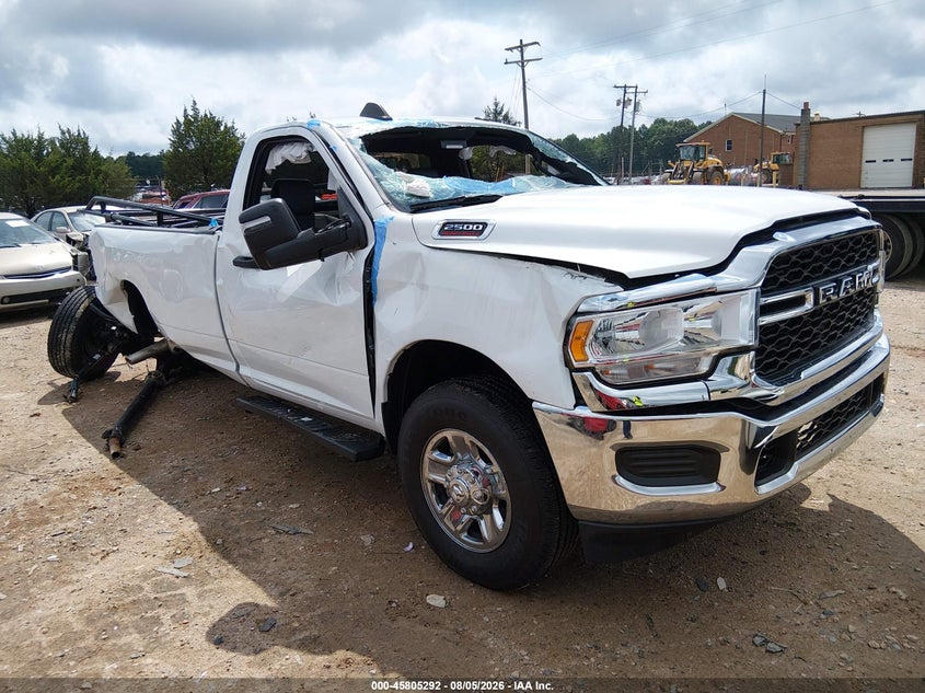 2024 Ram 2500 VIN 3C6MR5AJ8RG193381 IAAI salvage auction — SIDE, Wait Title, sold $4,800 on 2026-10-08 (photo 1)