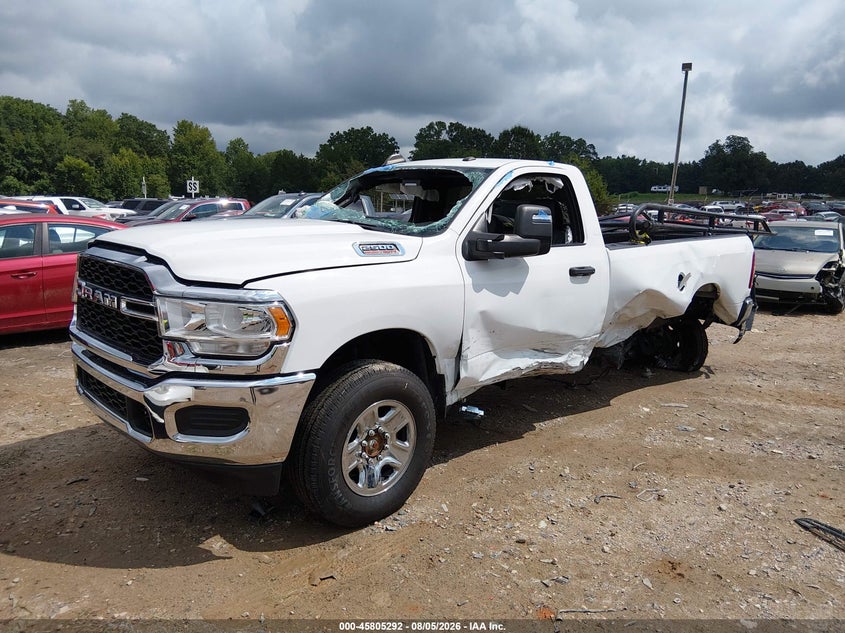 2024 Ram 2500 VIN 3C6MR5AJ8RG193381 IAAI salvage auction — SIDE, Wait Title, sold $4,800 on 2026-10-08 (photo 2)