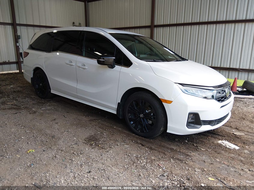 2026 Honda Odyssey VIN 5FNRL6H7XTB015808 IAAI salvage auction — LEFT SIDE, Salvage Title, sold $22,600 on 2026-09-25 (photo 1)