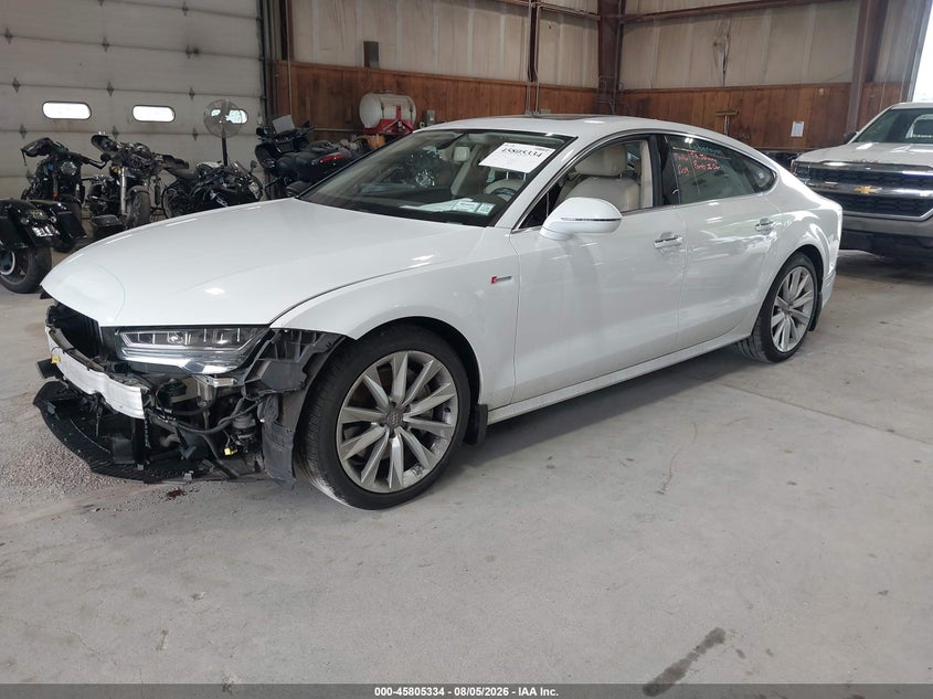 2016 Audi A7 VIN WAUWGAFC7GN102497 IAAI salvage auction — FRONT END, Wait Title, sold $8,125 on 2026-08-19 (photo 2)