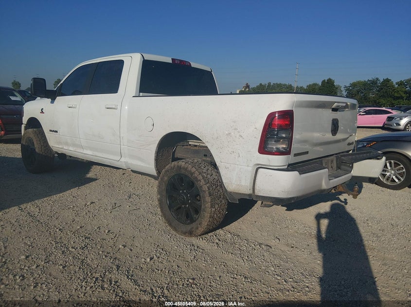 2024 Ram 2500 VIN 3C6UR5DL7RG270111 IAAI salvage auction — FRONT & REAR, Wait Title, sold $10,300 on 2026-08-29 (photo 3)