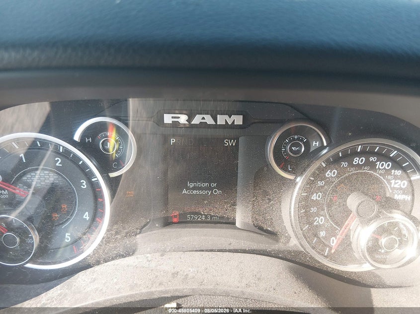 2024 Ram 2500 VIN 3C6UR5DL7RG270111 IAAI salvage auction — FRONT & REAR, Wait Title, sold $10,300 on 2026-08-29 (photo 7)