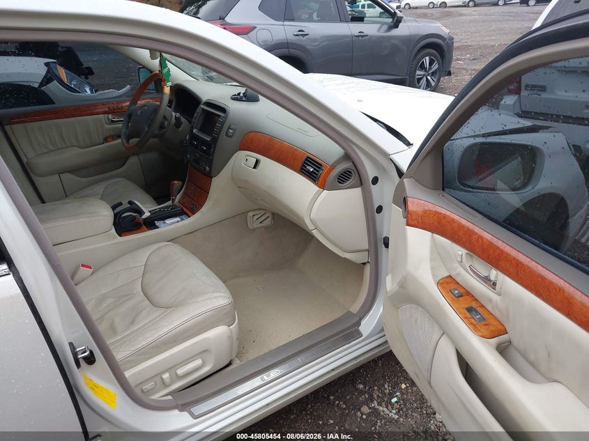 2003 Lexus Ls 430 VIN JTHBN30F230107120 IAAI salvage auction — FRONT END, Salvage (Pennsylvania), sold $375 on 2026-08-27 (photo 5)