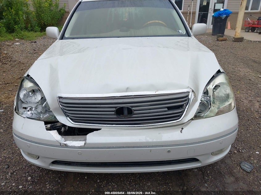 2003 Lexus Ls 430 VIN JTHBN30F230107120 IAAI salvage auction — FRONT END, Salvage (Pennsylvania), sold $375 on 2026-08-27 (photo 6)