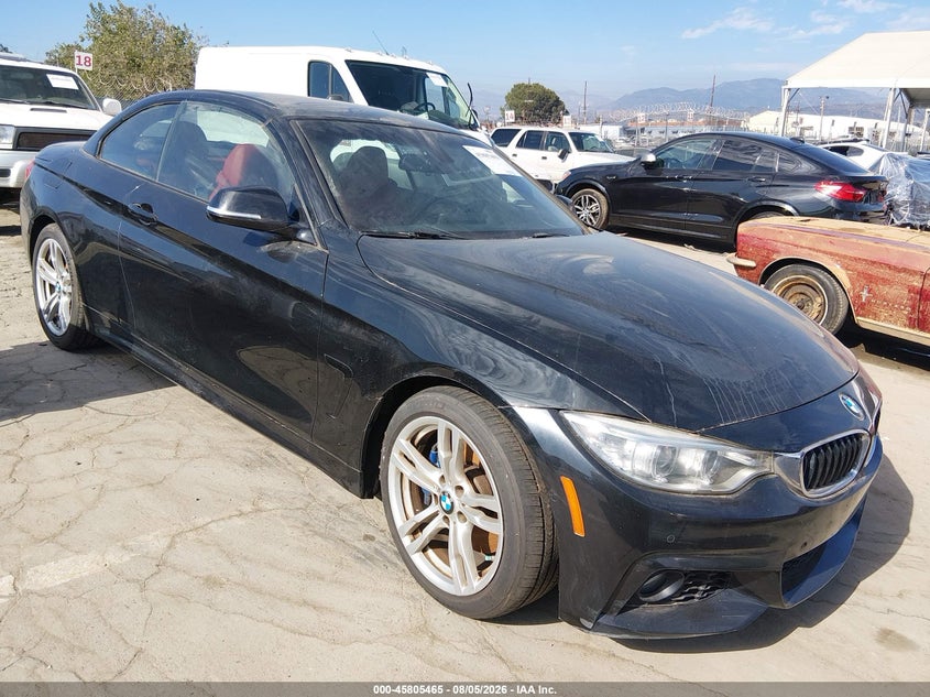 2014 BMW 4er VIN WBA3V7C51EP770587 IAAI salvage auction — NORMAL WEAR, Clear - Dealer Only (California), sold $4,200 on 2026-08-12 (photo 1)