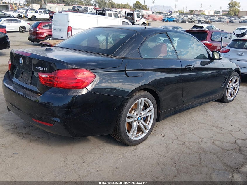 2014 BMW 4er VIN WBA3V7C51EP770587 IAAI salvage auction — NORMAL WEAR, Clear - Dealer Only (California), sold $4,200 on 2026-08-12 (photo 4)