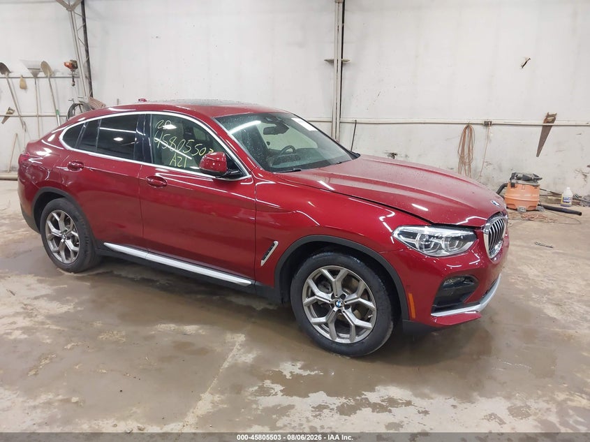 2021 BMW X4 VIN 5UX2V1C09M9F04769 — IAAI salvage auction photo