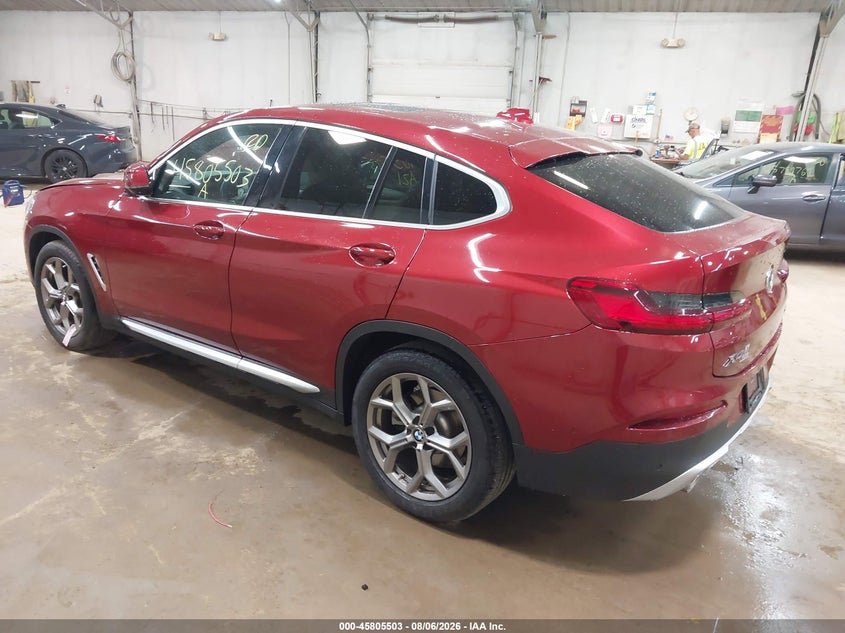 2021 BMW X4 VIN 5UX2V1C09M9F04769 IAAI salvage auction — HAIL, Salvage Title, sold $13,600 on 2026-08-28 (photo 3)