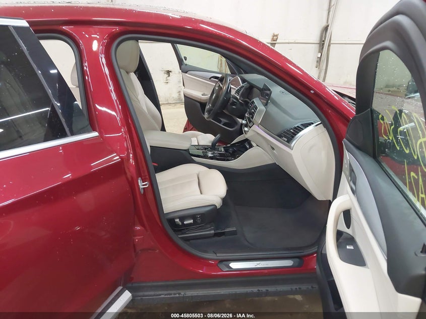 2021 BMW X4 VIN 5UX2V1C09M9F04769 IAAI salvage auction — HAIL, Salvage Title, sold $13,600 on 2026-08-28 (photo 5)
