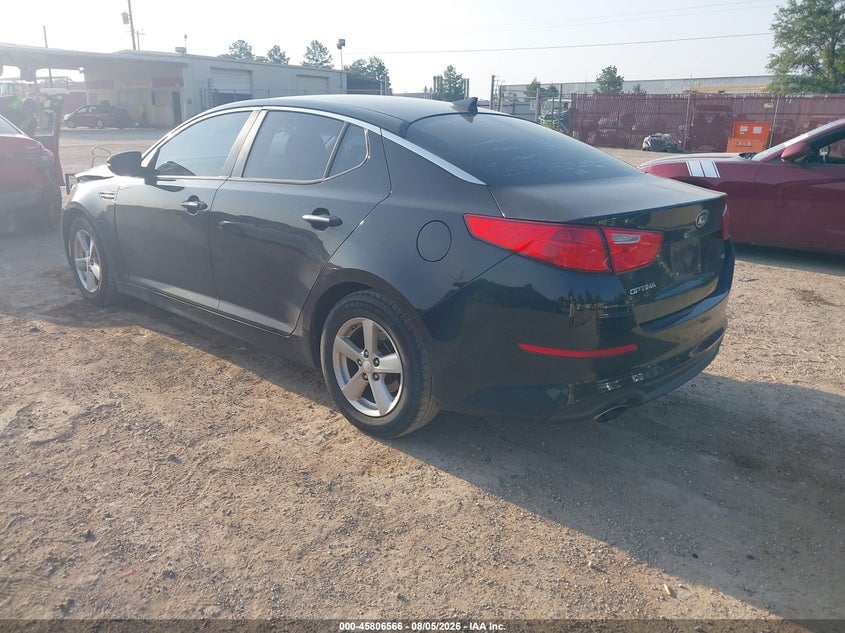 2015 Kia Optima VIN 5XXGM4A70FG466511 IAAI salvage auction — FRONT END, Original (Texas), sold $775 on 2026-10-01 (photo 3)