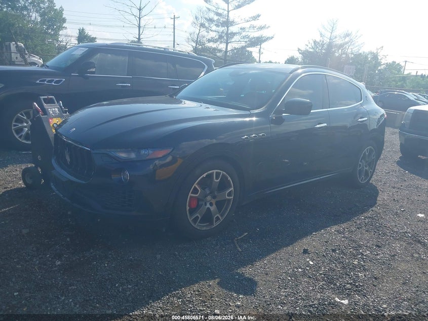 2017 Maserati Levante VIN ZN661XUS6HX222586 IAAI salvage auction — NORMAL WEAR, Clear (Virginia), sold $2,900 on 2026-08-10 (photo 2)