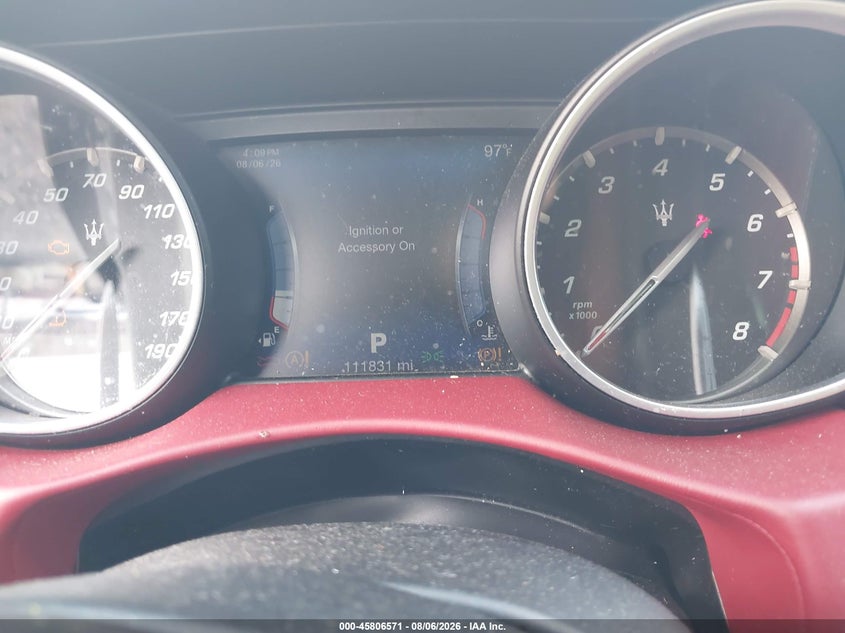 2017 Maserati Levante VIN ZN661XUS6HX222586 IAAI salvage auction — NORMAL WEAR, Clear (Virginia), sold $2,900 on 2026-08-10 (photo 7)