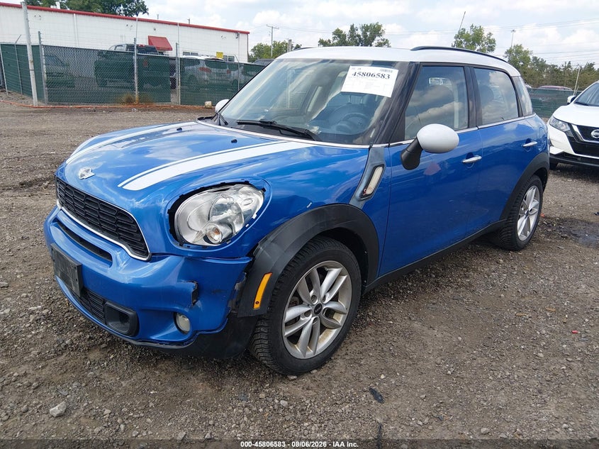 2014 Mini Countryman VIN WMWZC3C57EWP27421 IAAI salvage auction — FRONT END, Salvage (Ohio), sold $1,100 on 2026-08-18 (photo 2)