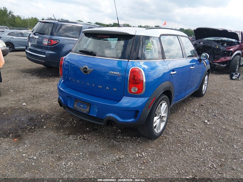 2014 Mini Countryman VIN WMWZC3C57EWP27421 IAAI salvage auction — FRONT END, Salvage (Ohio), sold $1,100 on 2026-08-18 (photo 4)