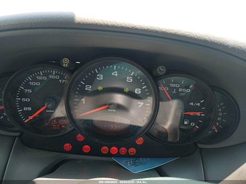 2001 Porsche 911 VIN WP0CA29921S652258 IAAI salvage auction — NORMAL WEAR, Clear (Tennessee), sold $6,500 on 2026-09-01 (photo 7)