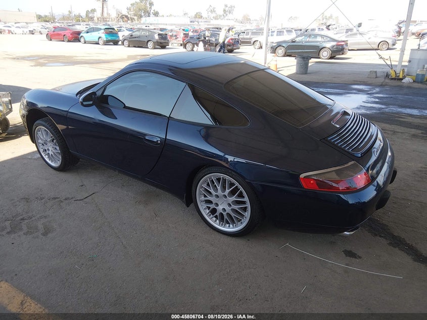 1999 Porsche 911 VIN WP0AA2993XS625845 IAAI salvage auction — SIDE, Salvage (California), sold $4,600 on 2026-08-26 (photo 3)