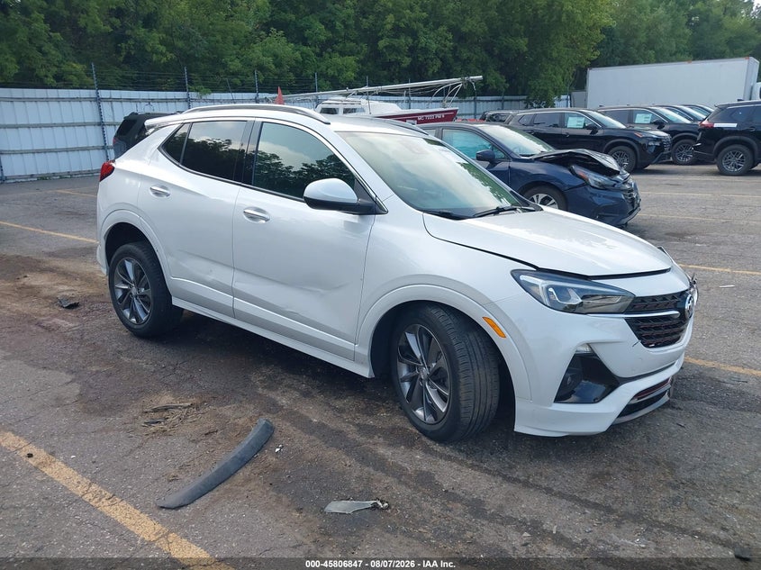 2021 Buick Encore gx VIN KL4MMGSL2MB086647 IAAI salvage auction — LEFT FRONT, Scrap (Michigan), sold $1,950 on 2026-08-31 (photo 1)