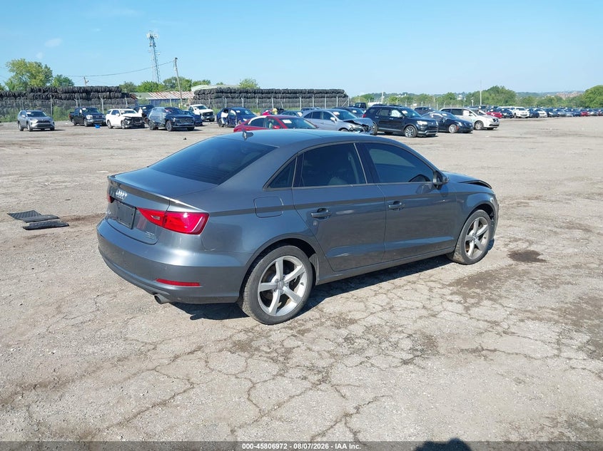 2016 Audi A3 VIN WAUB8GFF6G1060176 IAAI salvage auction — FRONT END, Salvage Title, sold $2,900 on 2026-09-08 (photo 4)