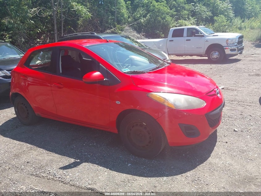 2012 Mazda 2 VIN JM1DE1KZ0C0133219 IAAI salvage auction — NORMAL WEAR, Clear (Rhode Island), sold $600 on 2026-08-31 (photo 1)