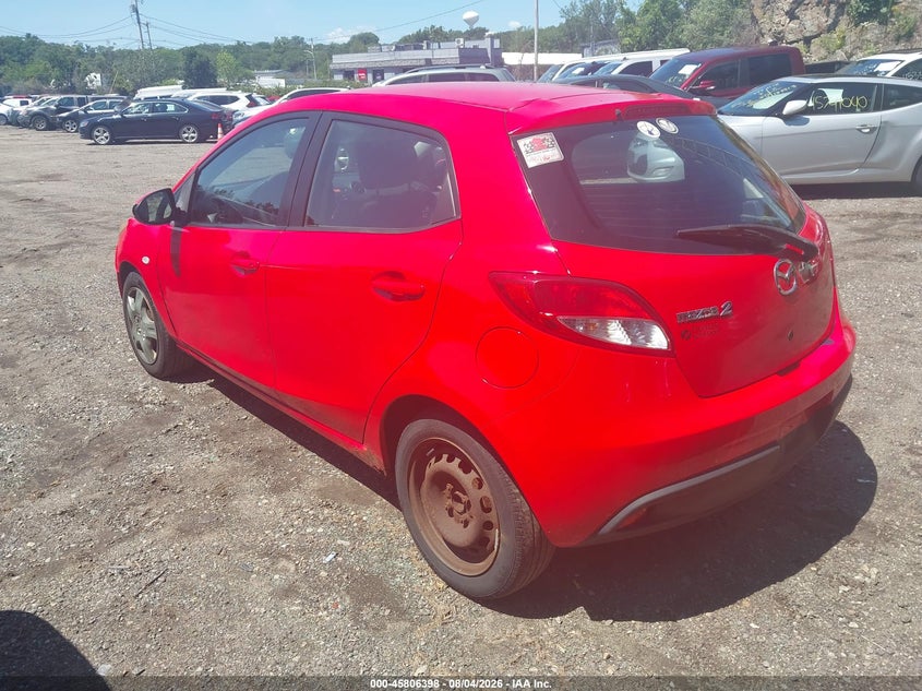 2012 Mazda 2 VIN JM1DE1KZ0C0133219 IAAI salvage auction — NORMAL WEAR, Clear (Rhode Island), sold $600 on 2026-08-31 (photo 3)