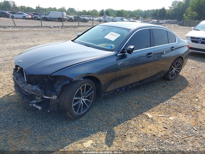 2019 BMW 3er VIN WBA5R1C59KAK09143 IAAI salvage auction — ALL OVER, Salvage (Virginia), sold $8,700 on 2026-08-29 (photo 2)