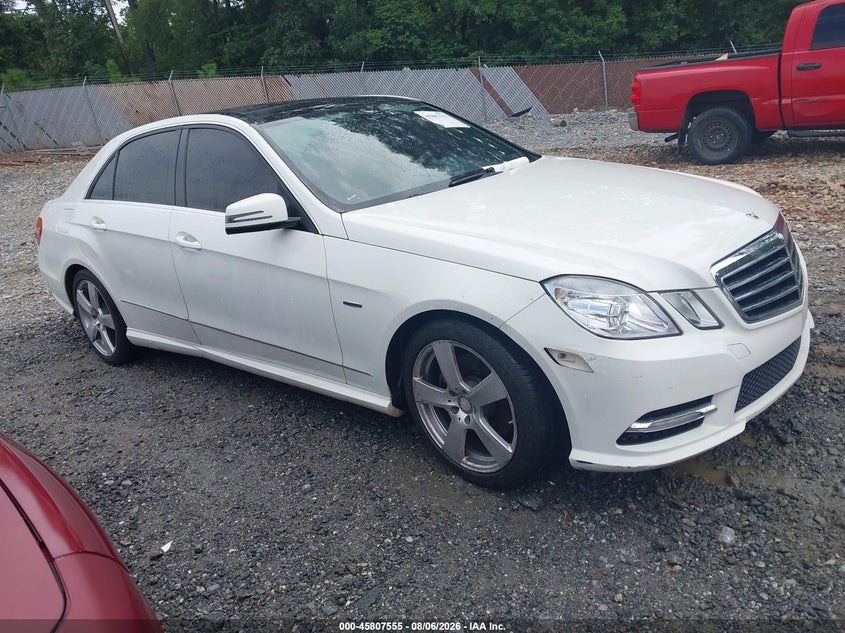 2012 Mercedes-benz E-class VIN WDDHF8JB4CA653421 IAAI salvage auction — NORMAL WEAR, Repossession Paperwork (Georgia), sold $1,100 on 2026-08-18 (photo 1)