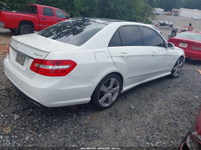 2012 Mercedes-benz E-class VIN WDDHF8JB4CA653421 IAAI salvage auction — NORMAL WEAR, Repossession Paperwork (Georgia), sold $1,100 on 2026-08-18 (photo 4)