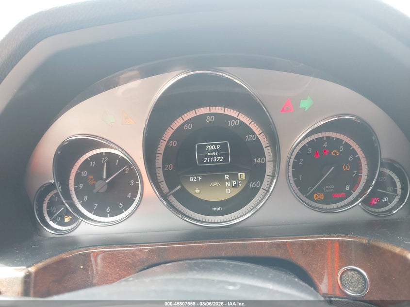 2012 Mercedes-benz E-class VIN WDDHF8JB4CA653421 IAAI salvage auction — NORMAL WEAR, Repossession Paperwork (Georgia), sold $1,100 on 2026-08-18 (photo 7)