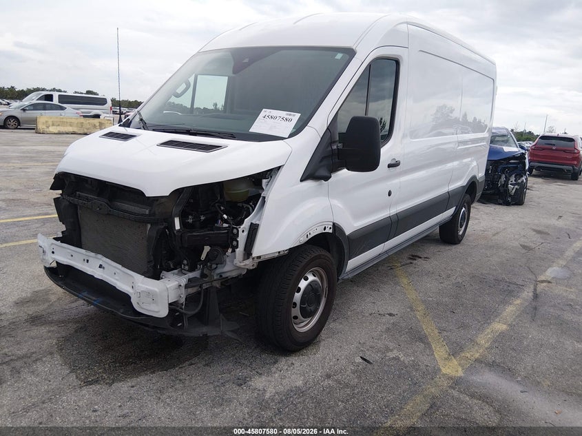 2024 Ford Transit VIN 1FTBR1C8XRKB55436 IAAI salvage auction — FRONT END, Salvage Title, sold $9,100 on 2026-09-17 (photo 2)