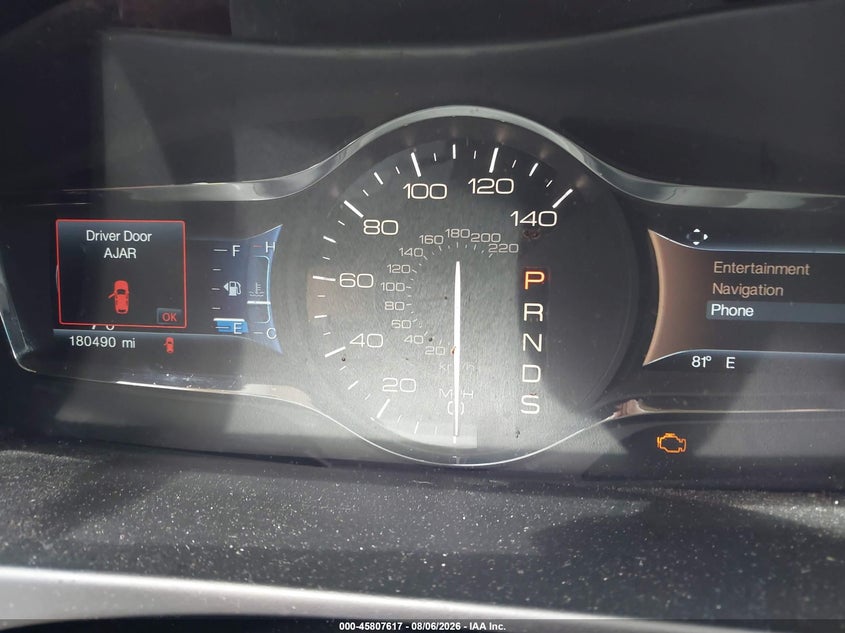 2015 Lincoln Mkx VIN 2LMDJ6JK3FBL34922 IAAI salvage auction — NORMAL WEAR, Clear (Georgia), sold $1,650 on 2026-09-03 (photo 7)