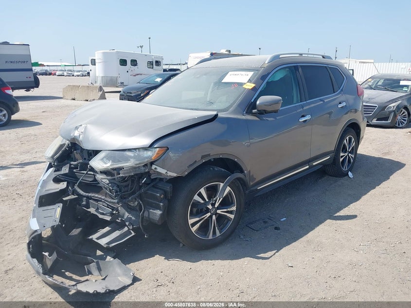2017 Nissan Rogue VIN 5N1AT2MT3HC854904 IAAI salvage auction — FRONT END, Wait Title, sold $1,400 on 2026-09-02 (photo 2)