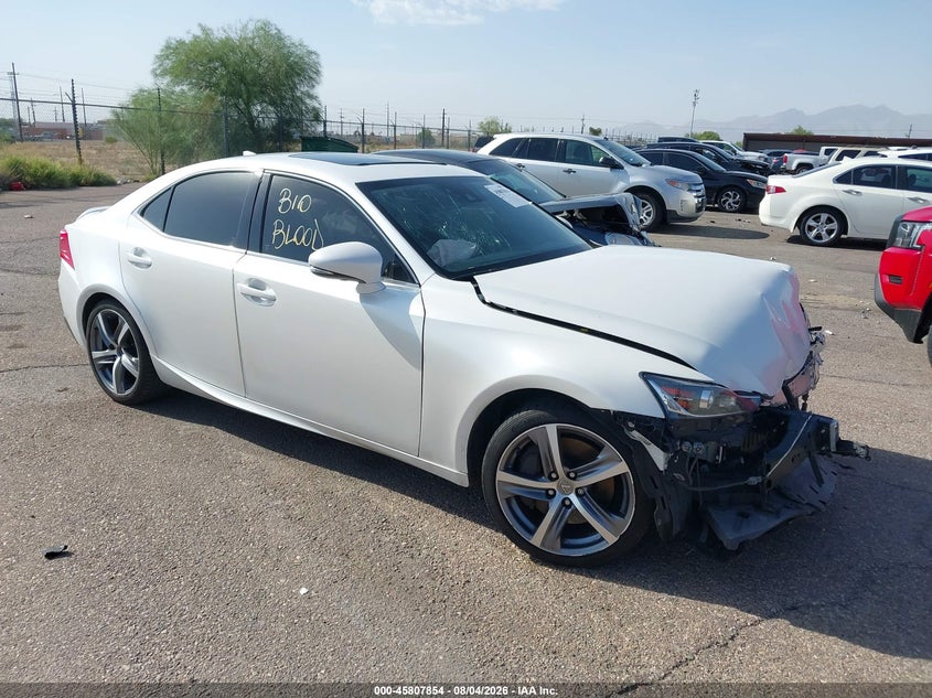 2018 Lexus Is VIN JTHBA1D2XJ5065934 IAAI salvage auction — FRONT END, Salvage Title, sold $25 on 2026-08-25 (photo 1)