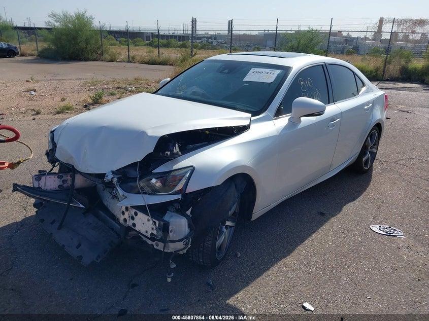 2018 Lexus Is VIN JTHBA1D2XJ5065934 IAAI salvage auction — FRONT END, Salvage Title, sold $25 on 2026-08-25 (photo 2)